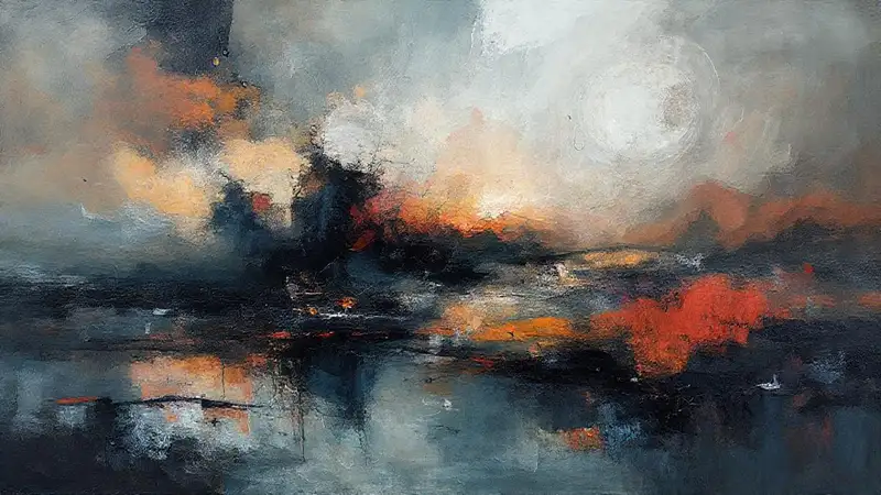 Paisaje emocional turbio y evocador